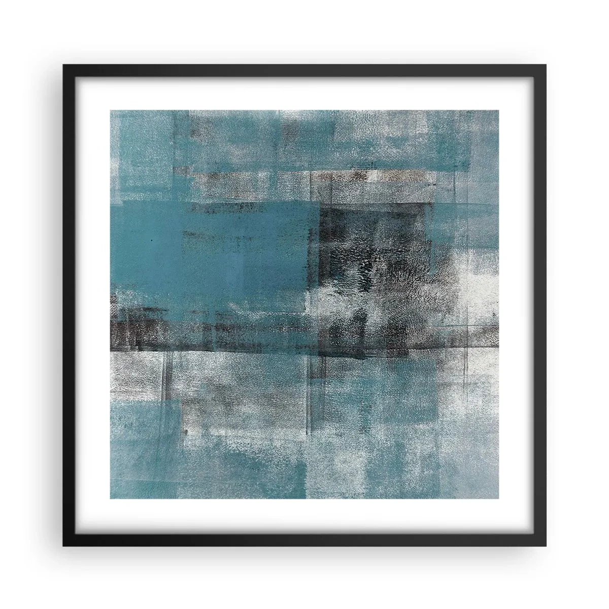 Poster in black frame - Water and Air - 50x50 cm