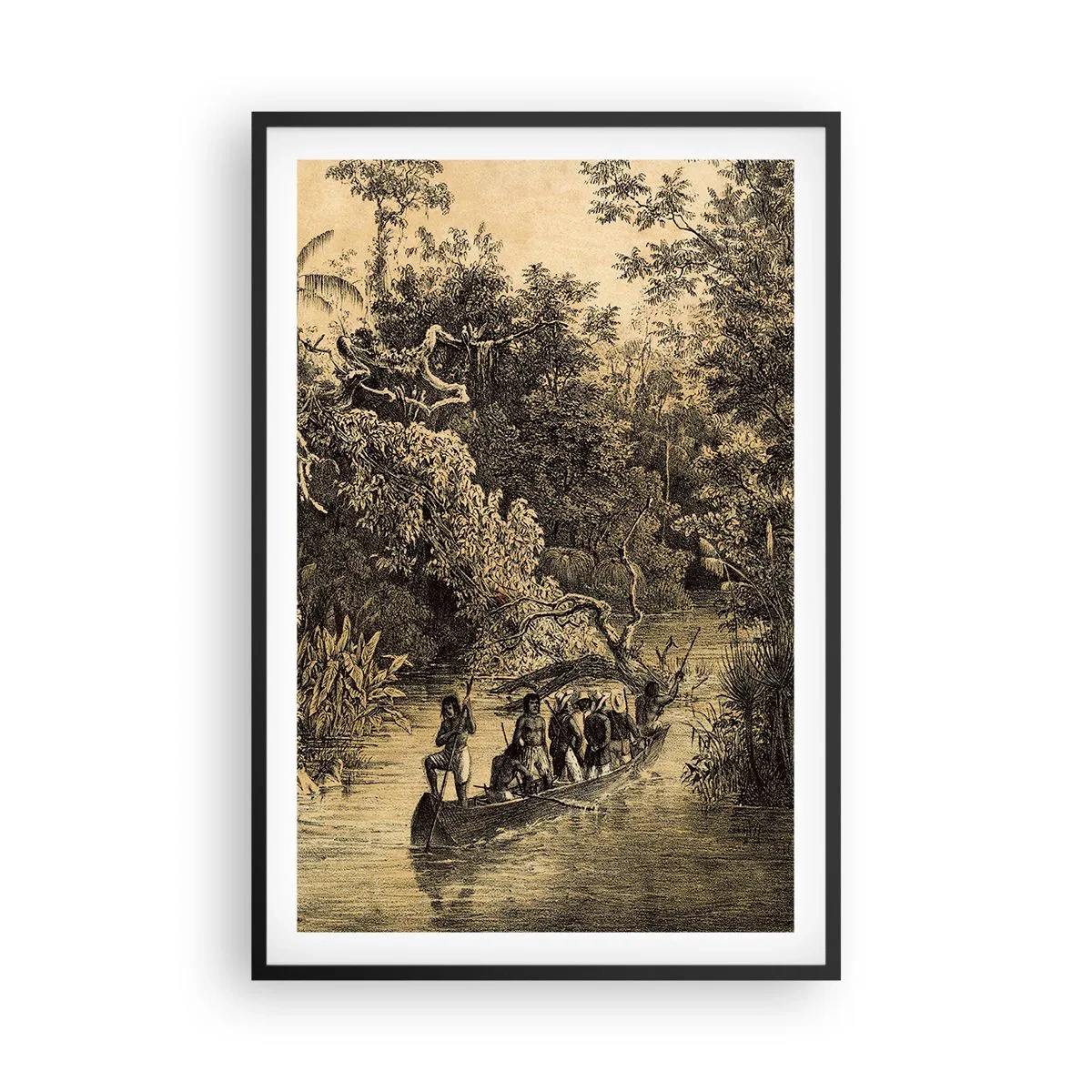 Poster in black frame - Journey to the Spring - 61x91 cm