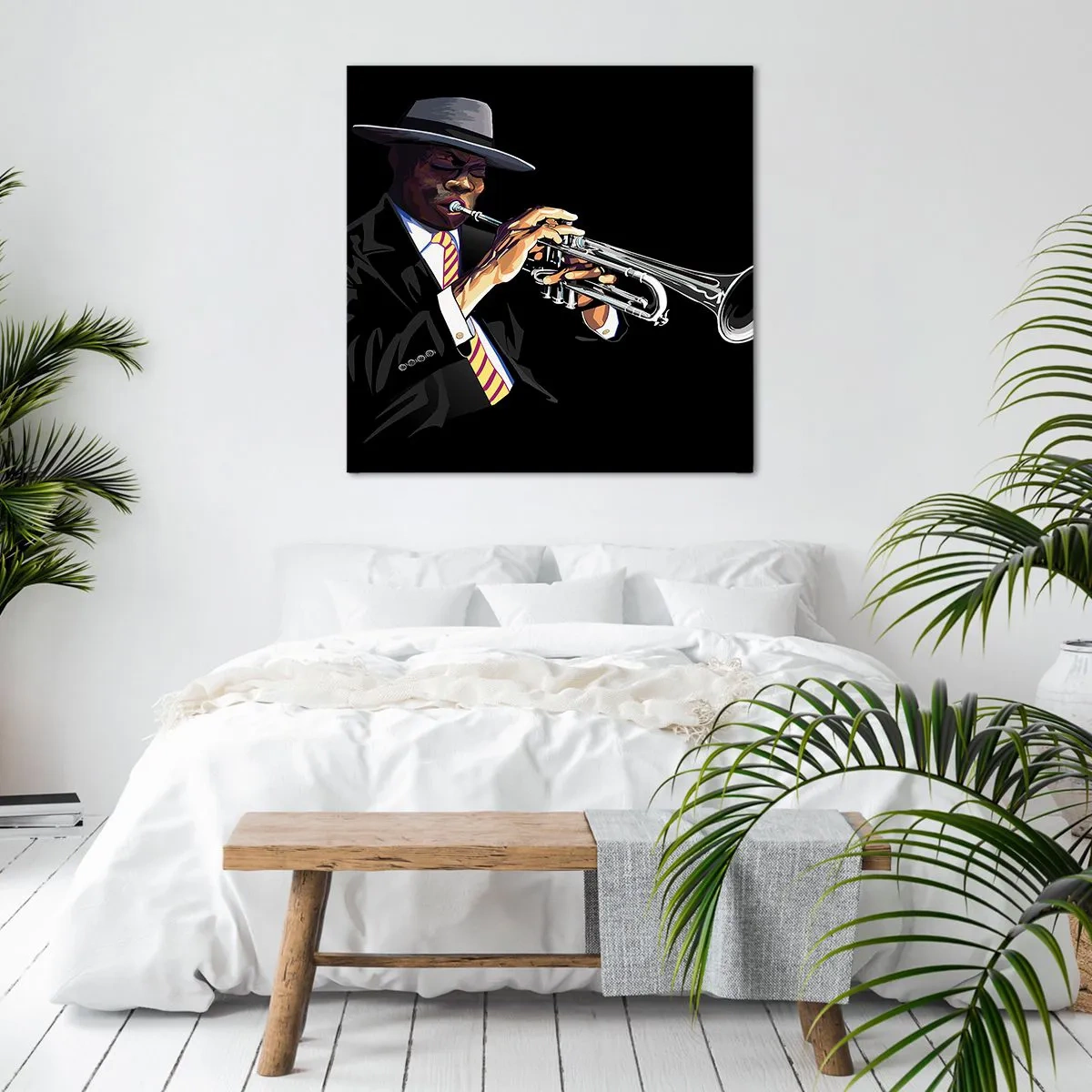 Canvas picture - Charm of Old School - 60x60 cm