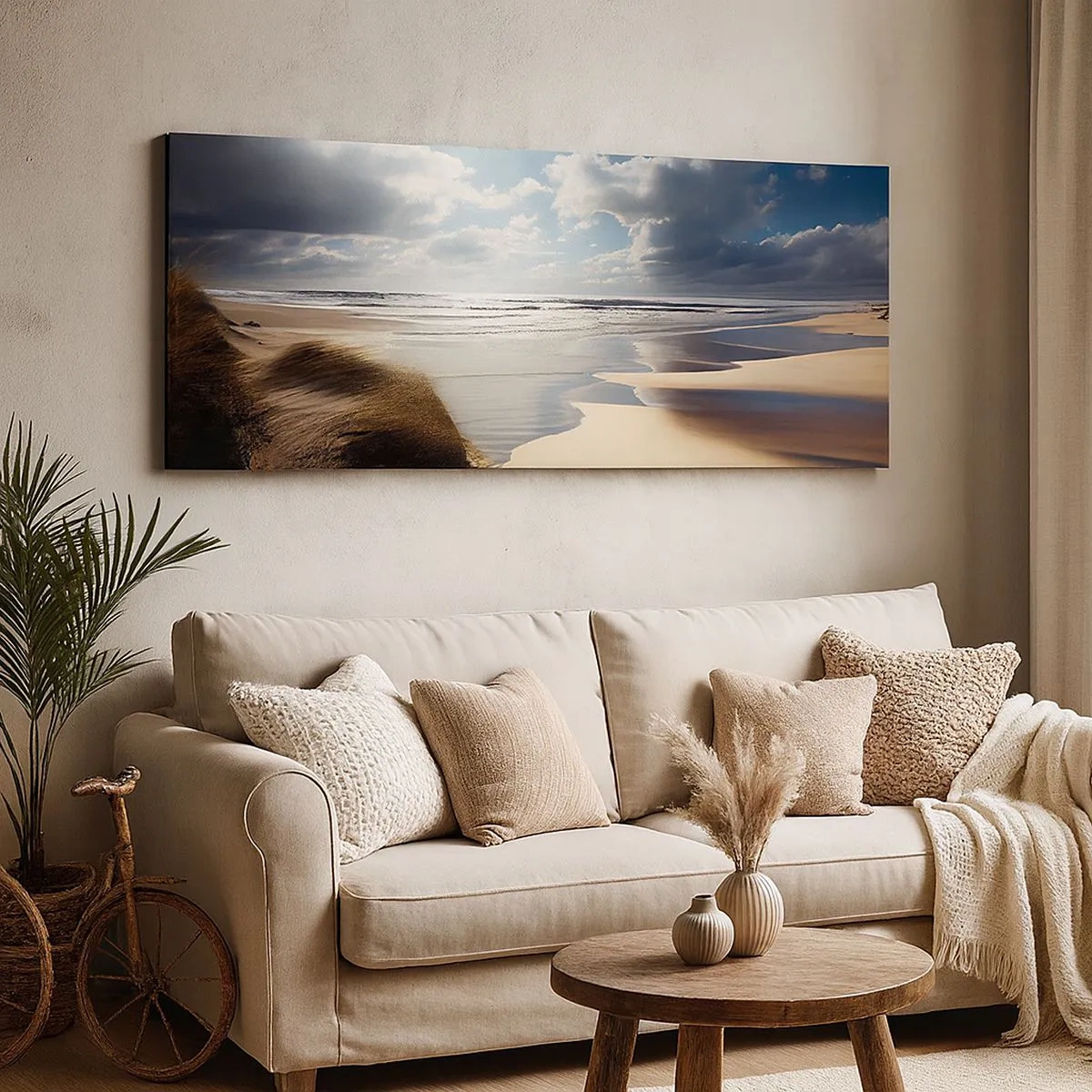 Canvas picture - Beach, Wild Beach - 100x40 cm