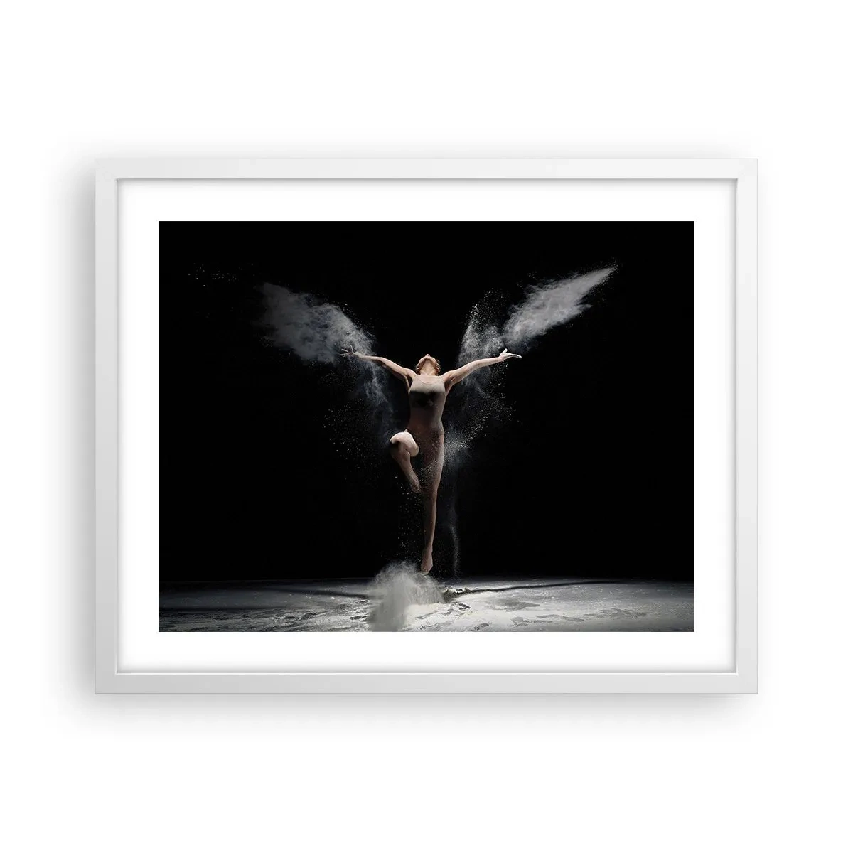 Poster in white frmae - Elves Exist - 50x40 cm