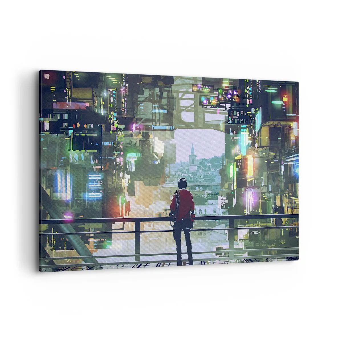 Canvas picture - Two Worlds - 120x80 cm