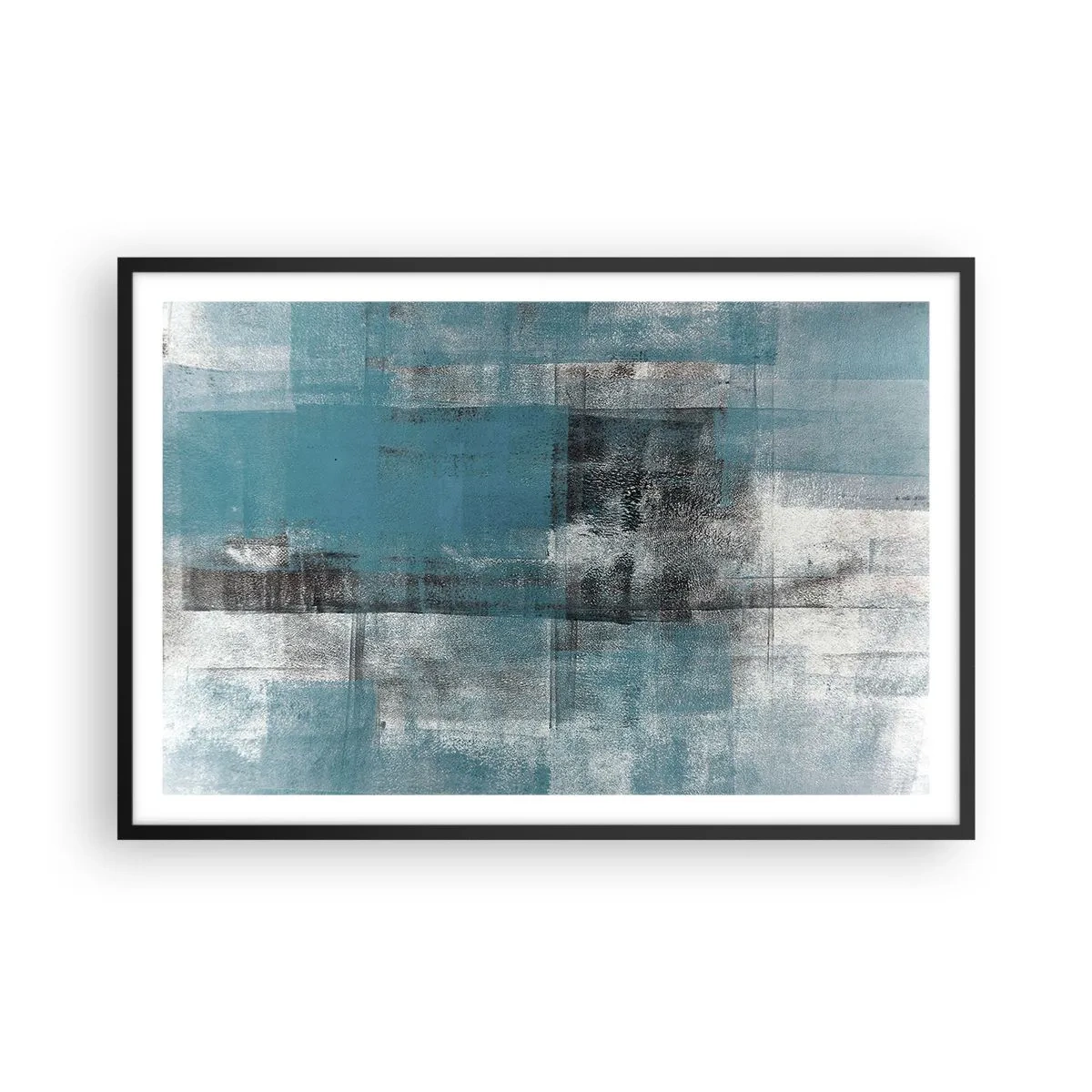Poster in black frame - Water and Air - 91x61 cm