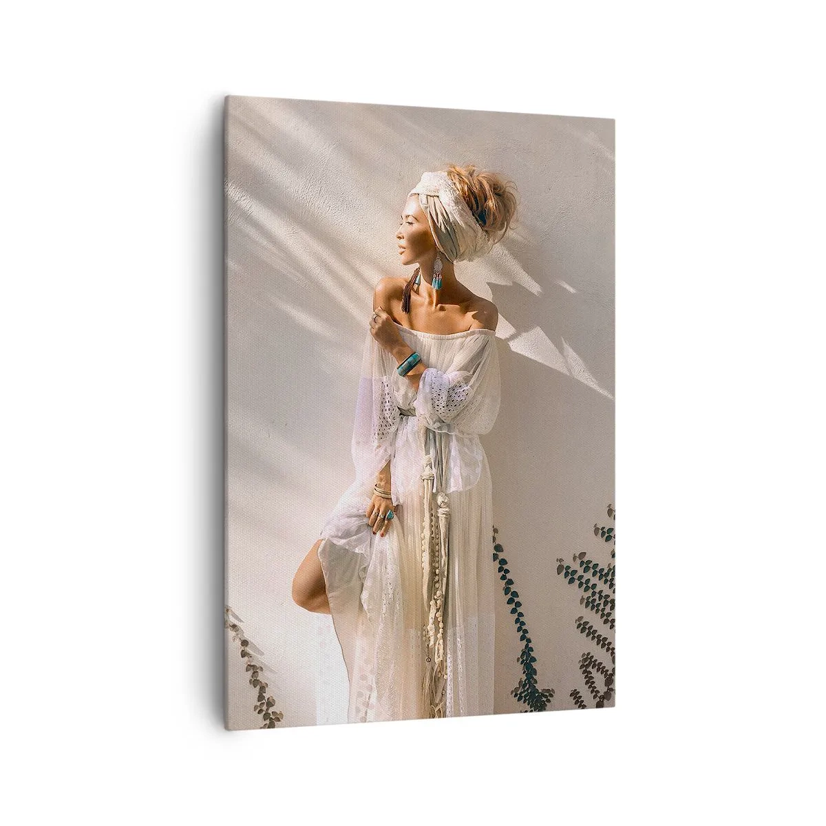 Canvas picture - Sun and Girl - 70x100 cm