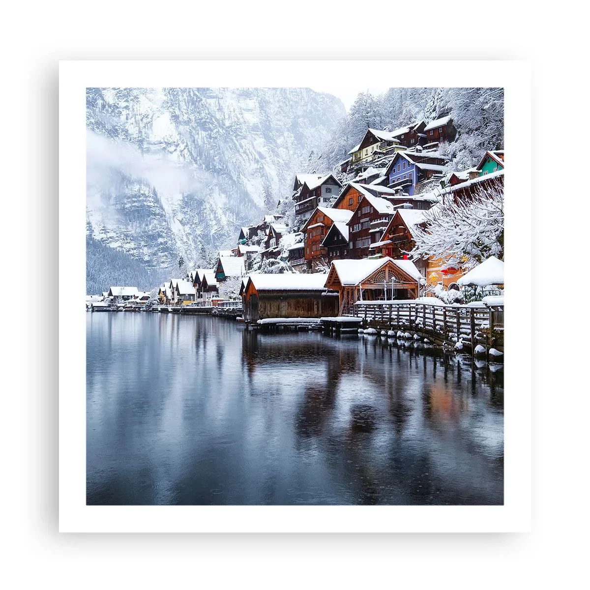 Poster - In Winter Decoration - 60x60 cm