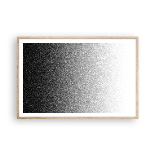 Poster in light oak frame - Towards Light - 91x61 cm