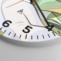 Clock face with numbers