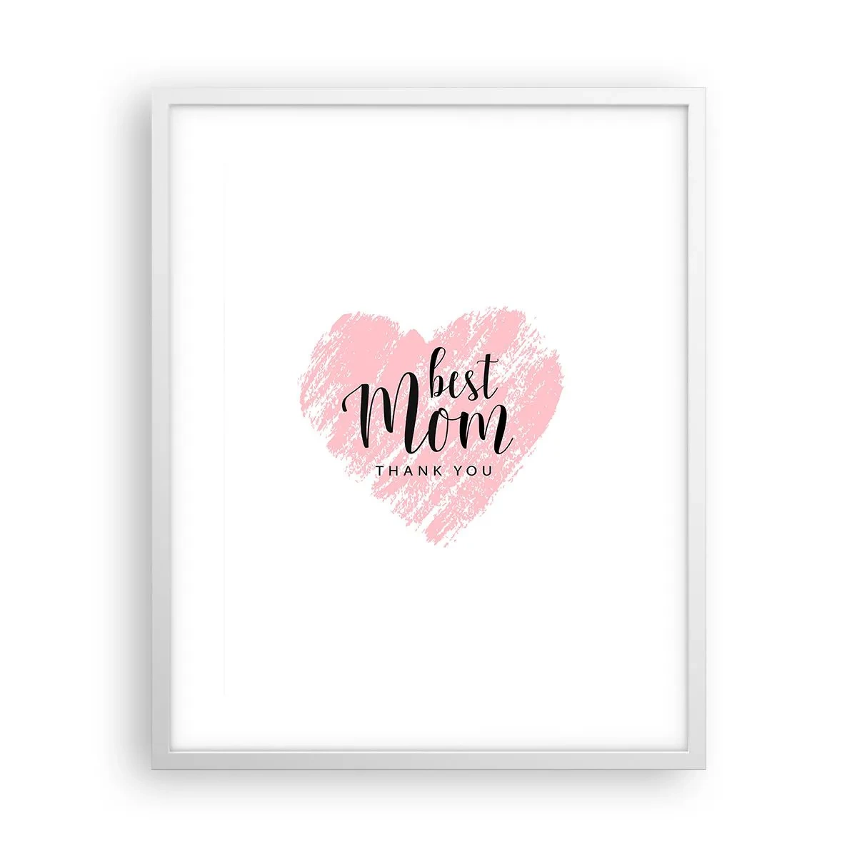 Poster in white frmae - Always the Right Moment - 40x50 cm