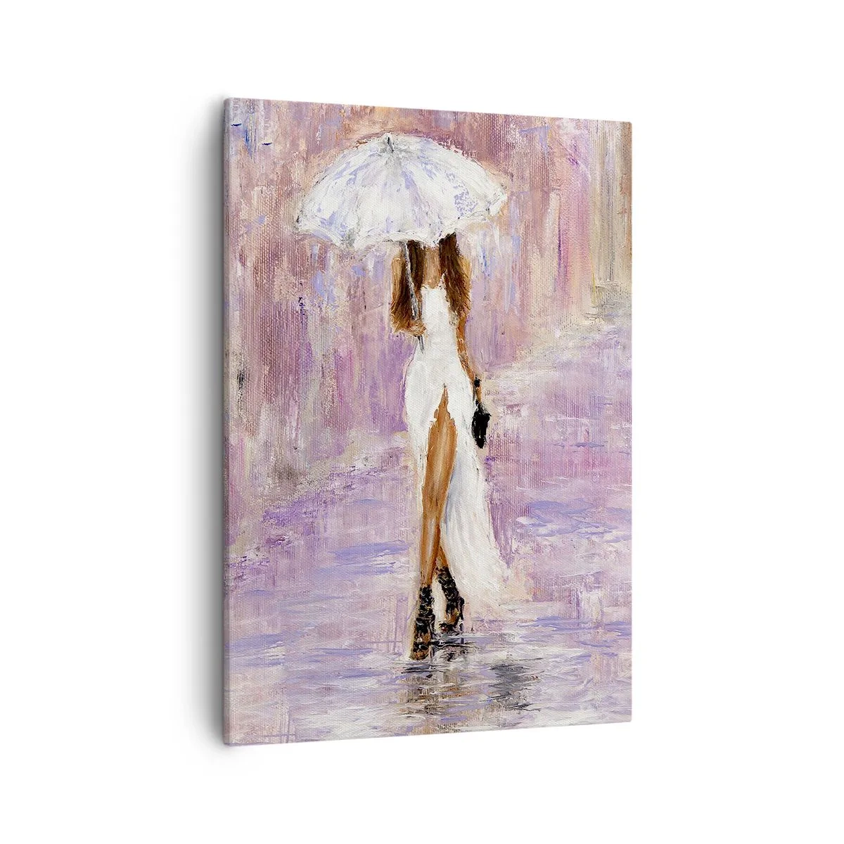 Canvas picture - In Liliac Rain - 50x70 cm