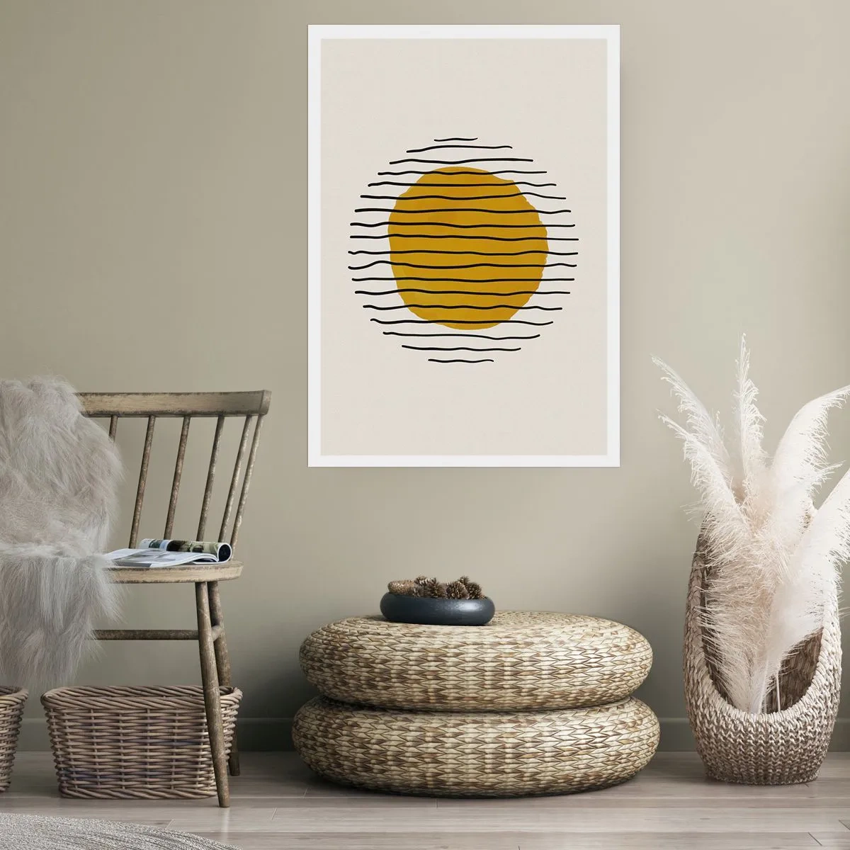 Poster - Abstract Shivering from Heat - 70x100 cm