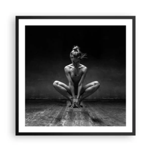 Poster in black frame - Concentration of Dancing Energy - 60x60 cm