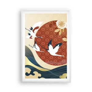 Poster in white frmae - Japanese Tale - 61x91 cm