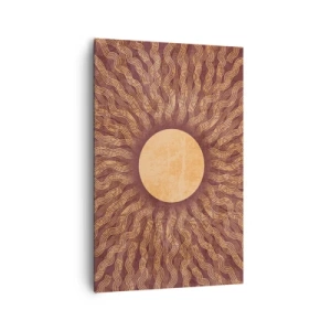 Canvas picture - Sun Icon - 80x120 cm