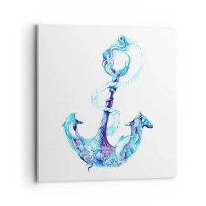 Canvas picture - Trustee of the Sea - 70x70 cm