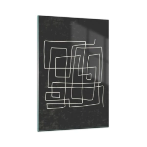 Glass picture - Not Too Straight - 80x120 cm