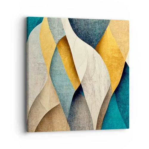 Canvas picture - Rhythm and Undulation - 40x40 cm
