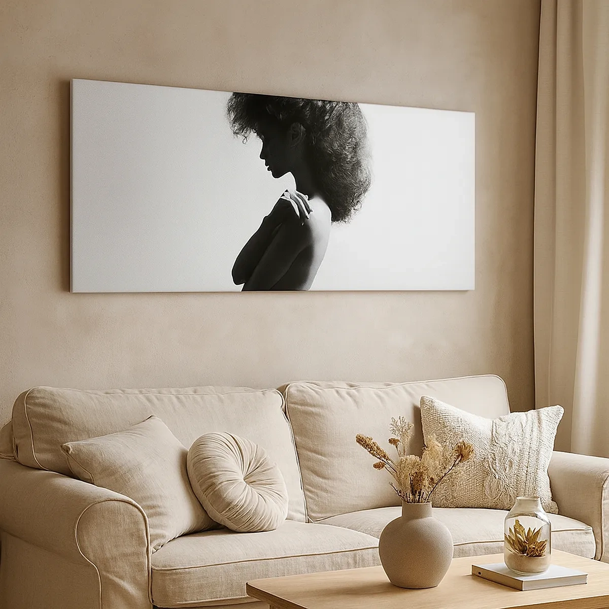 Canvas picture - Like a Flower on a Thin Stem - 30x30 cm