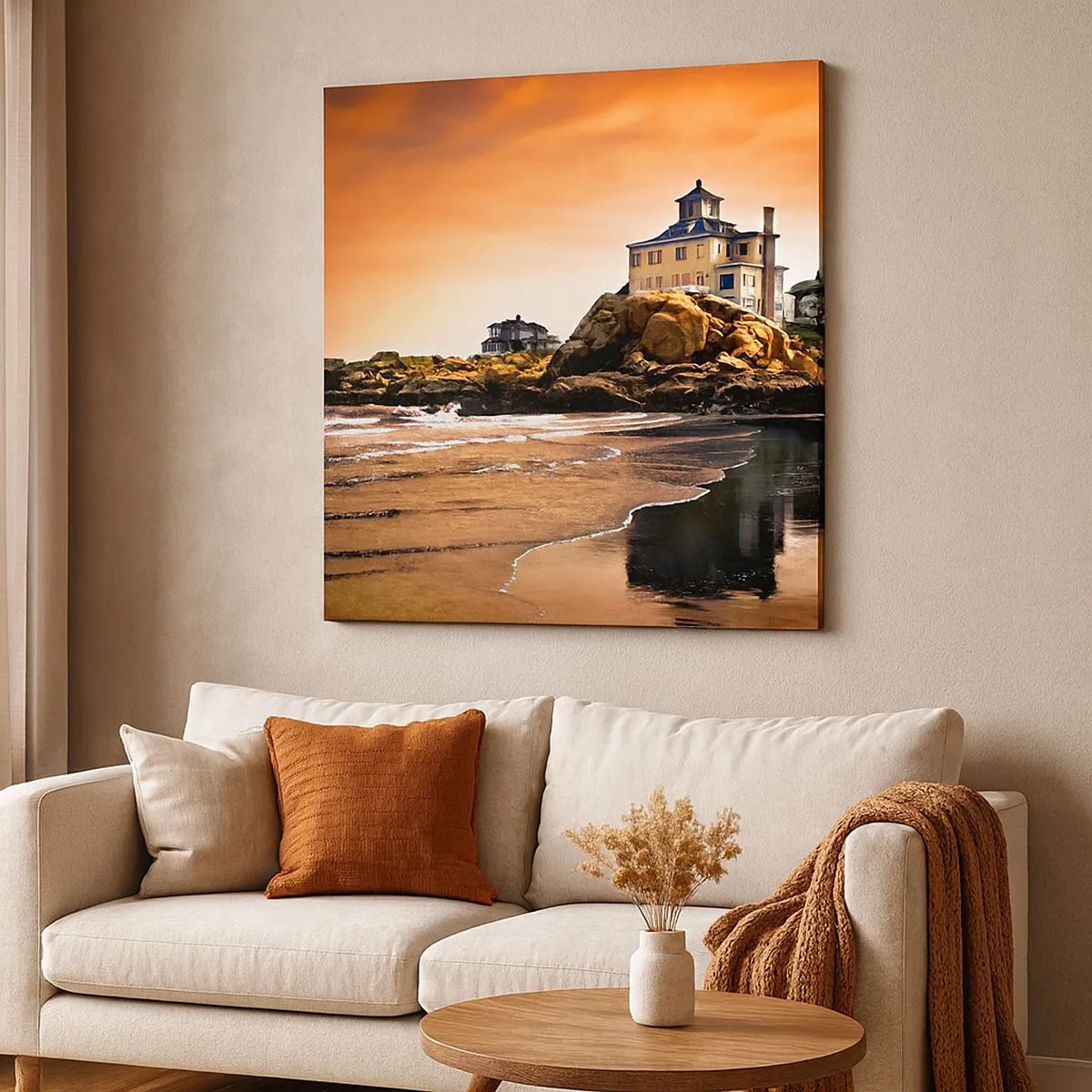 Canvas picture - Elegance of a West Coast - 30x30 cm