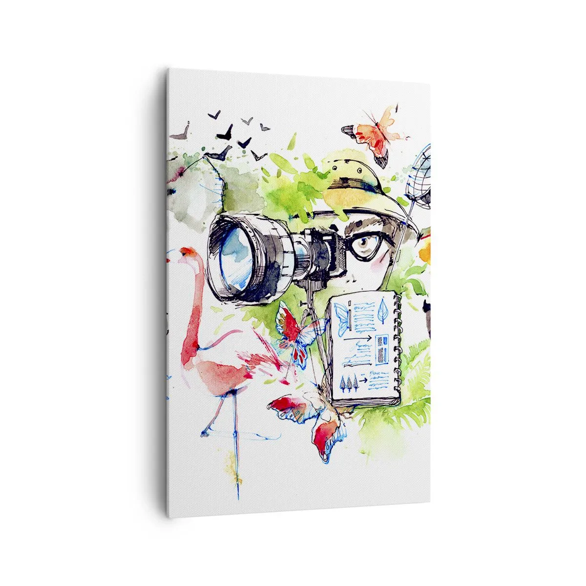 Canvas picture - In Travelller's Lens - 80x120 cm