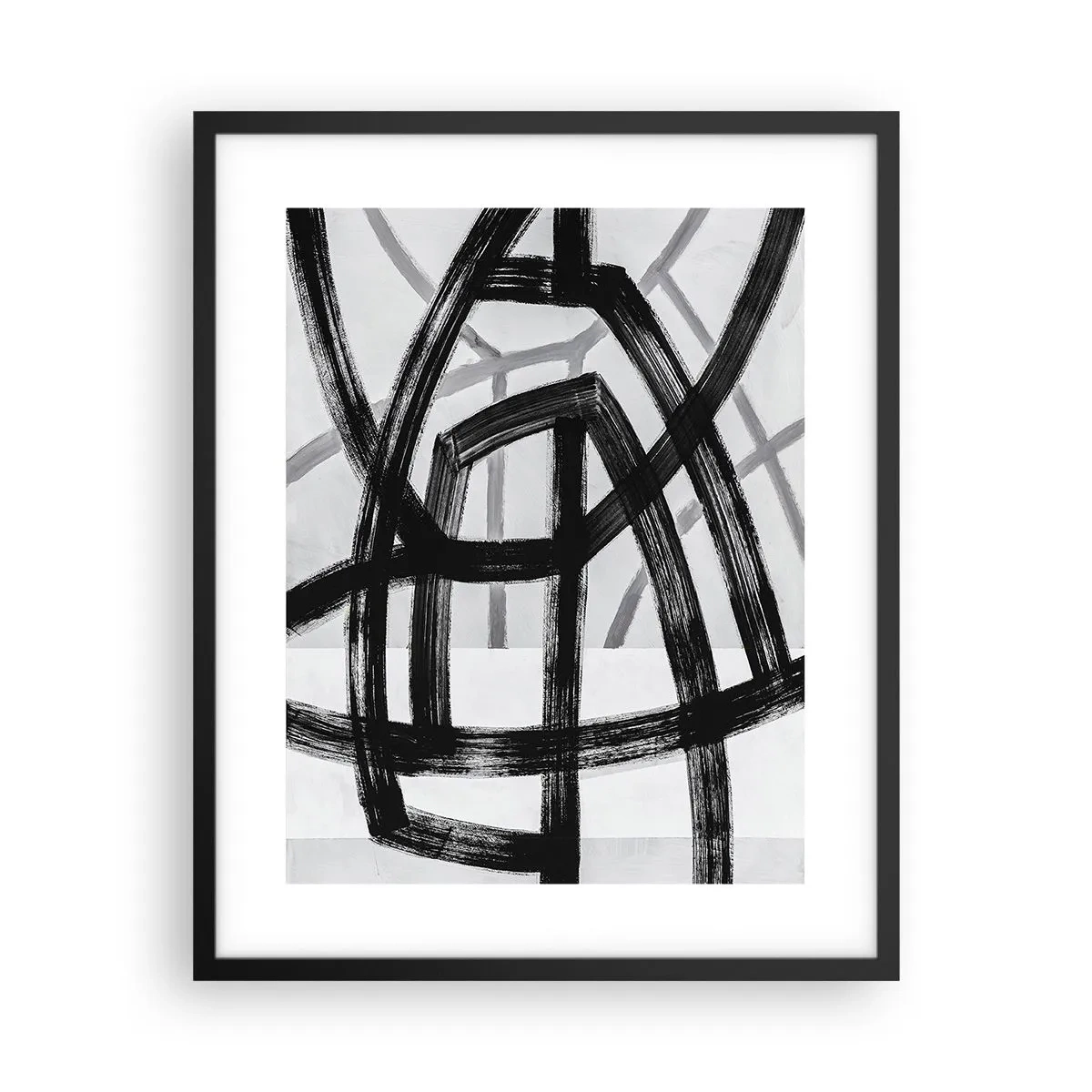 Poster in black frame - Building Depth - 40x50 cm