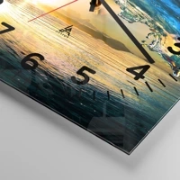 Clock face with numbers