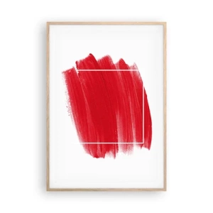Poster in light oak frame - Without a Frame - 70x100 cm