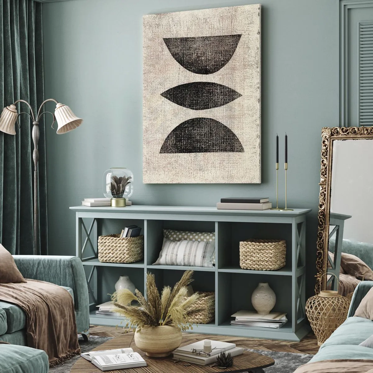 Canvas picture - Ethnic Abstraction - 45x80 cm