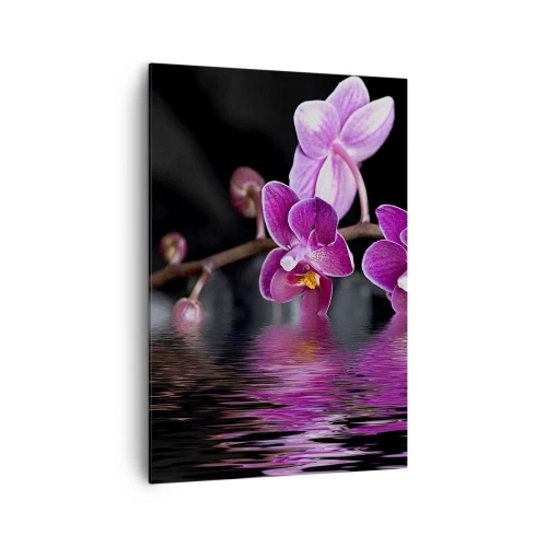Canvas picture - Lilac Reflection of Beauty - 70x100 cm