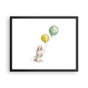 Poster in black frame - I Will Fly Too! - 50x40 cm