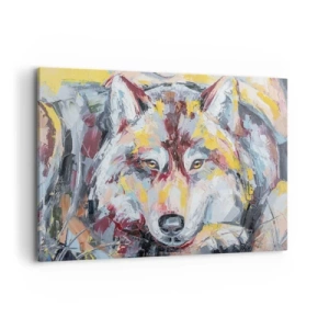 Canvas picture - Wolf Eyes - 120x80 cm