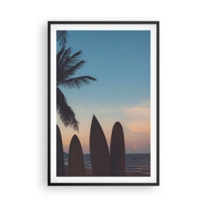 Poster in black frame - Tomorrow Will Be Fun Too - 61x91 cm