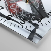 Clock face with numbers