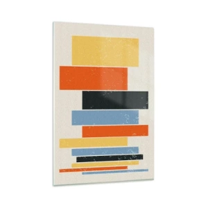 Glass picture - Notation of Music - 80x120 cm