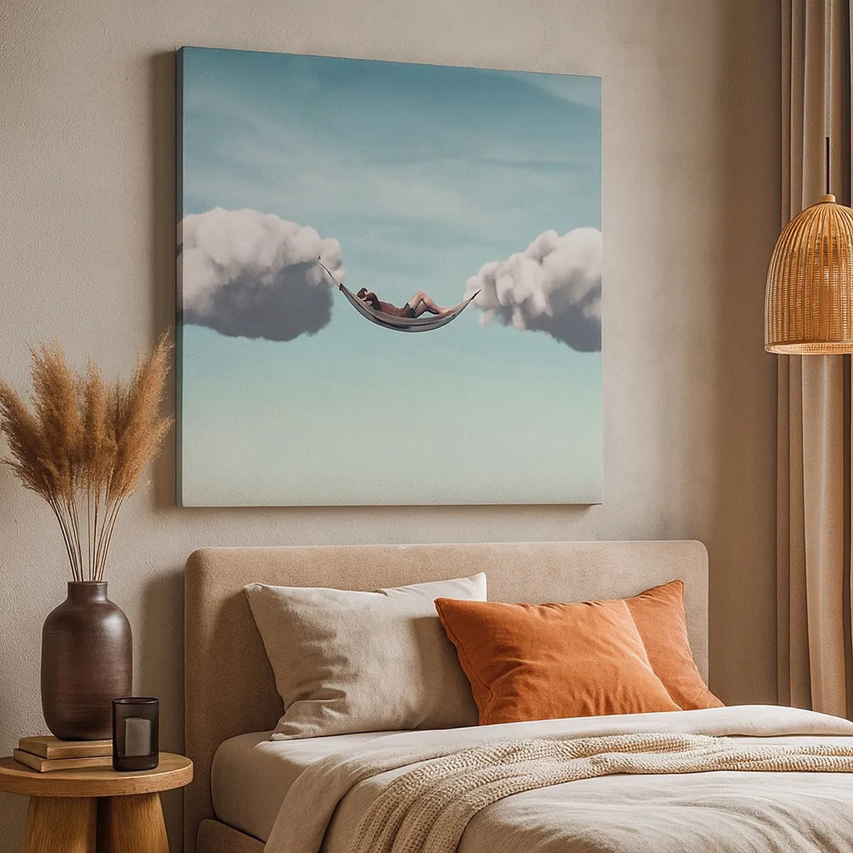 Canvas picture - Blissful Moment - 30x30 cm