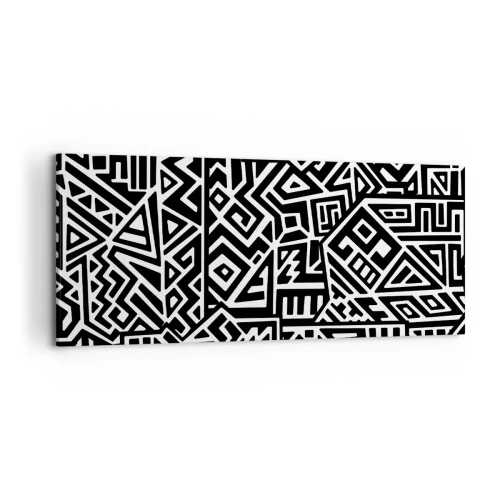 Canvas picture - Precolumbian Composition - 120x50 cm