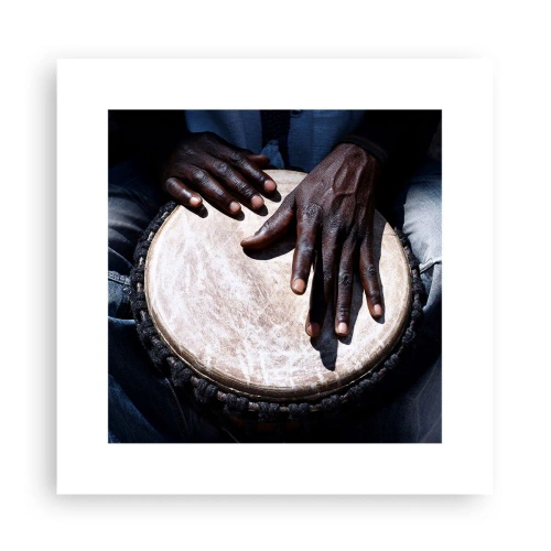 Poster - Live at Your Own Rhythm - 30x30 cm