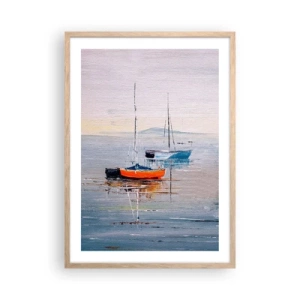 Poster in light oak frame - Deserved Rest - 50x70 cm