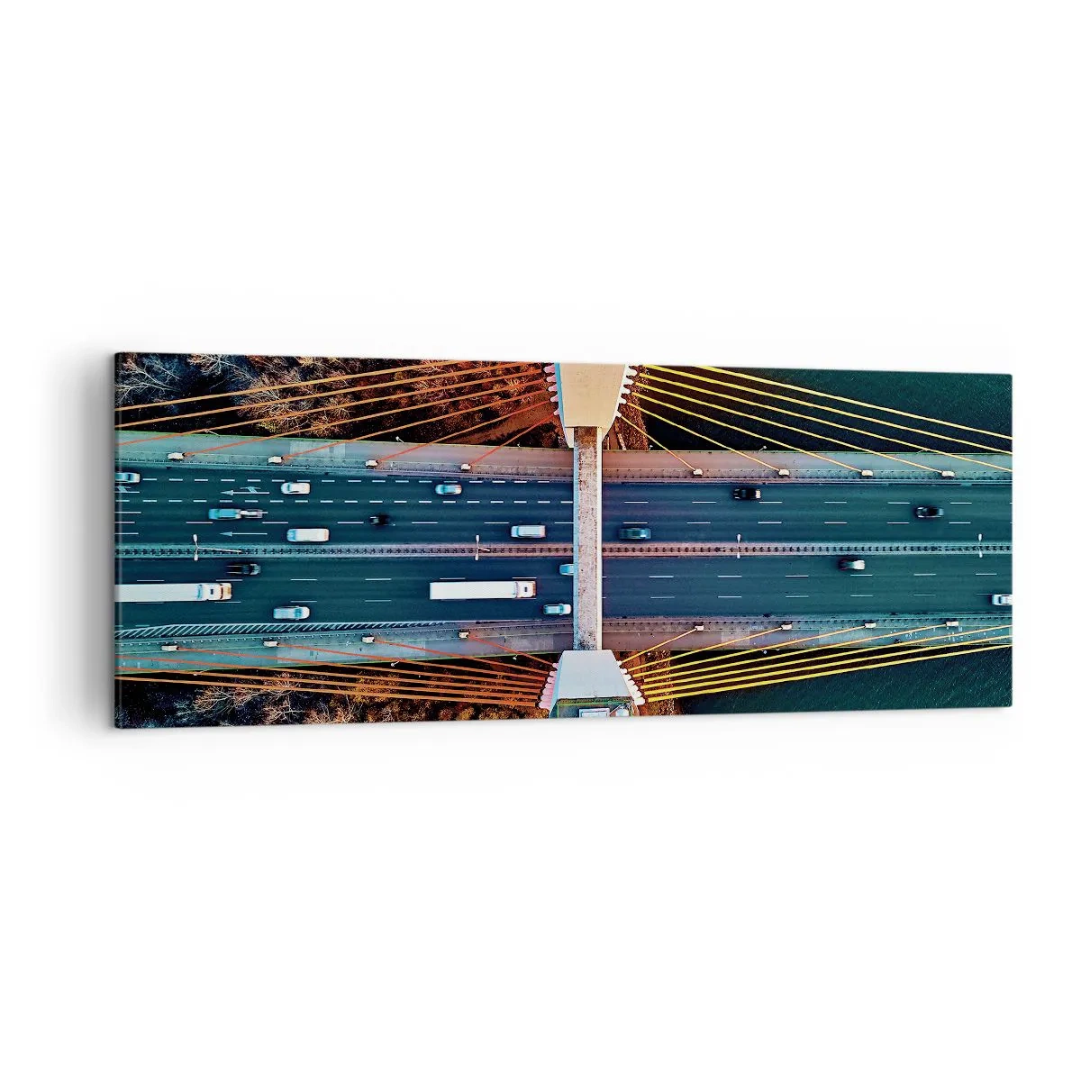 Canvas picture - Behind Seas and Oceans - 140x50 cm