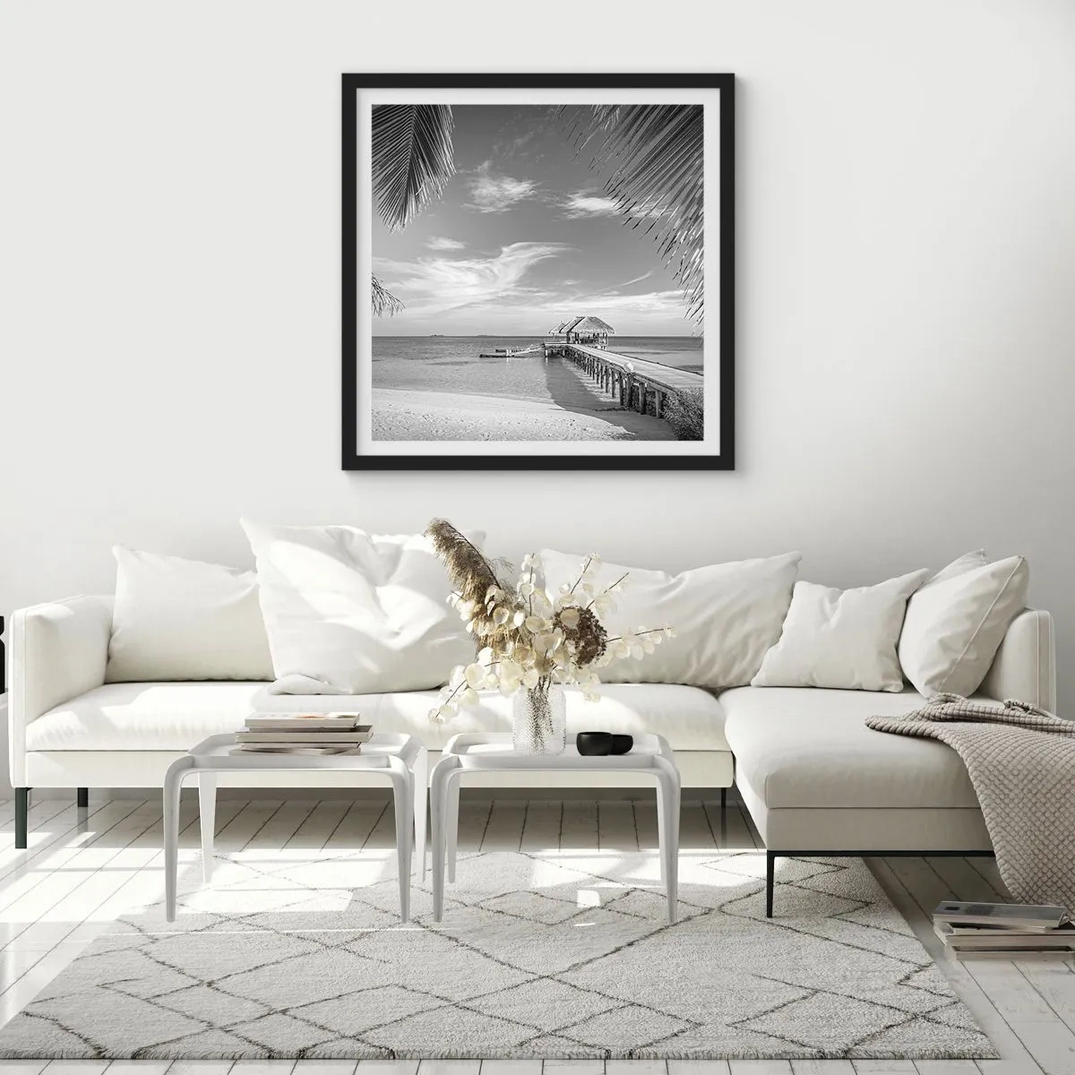 Poster in black frame - Memory or a Dream? - 60x60 cm