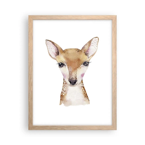 Poster in light oak frame - Nature of Innocence - 30x40 cm