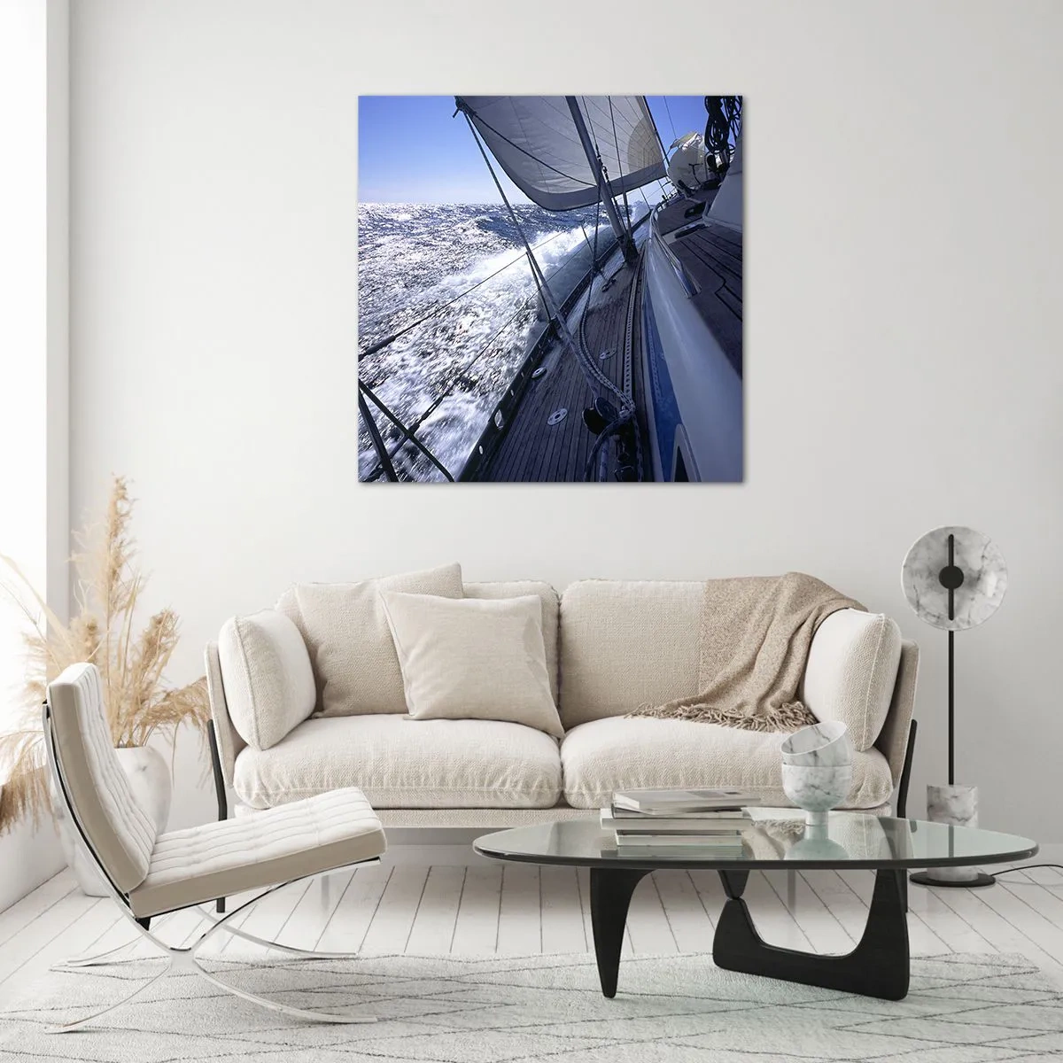 Glass picture - I Know What Being a Bird Means - 30x30 cm