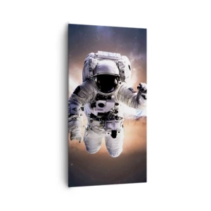 Canvas picture - Greetings from Space - 65x120 cm