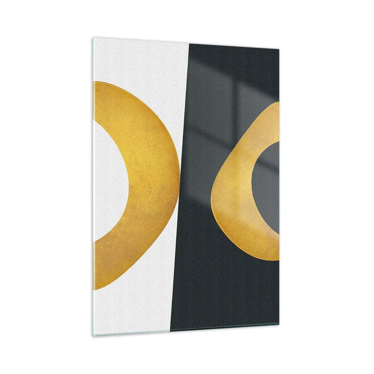 Glass picture - First Of All: Gold - 50x70 cm