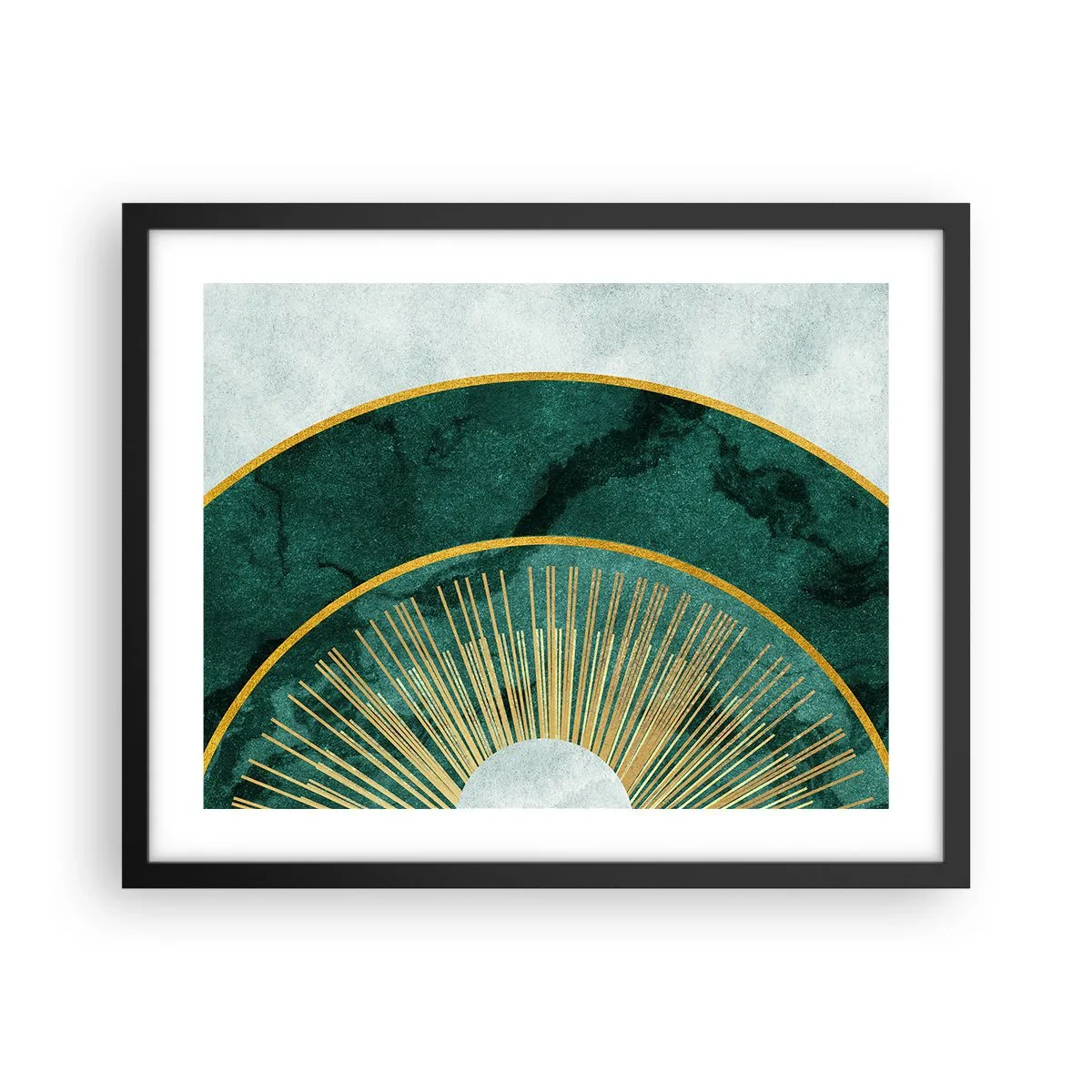 Poster in black frame - Another Solar System - 50x40 cm