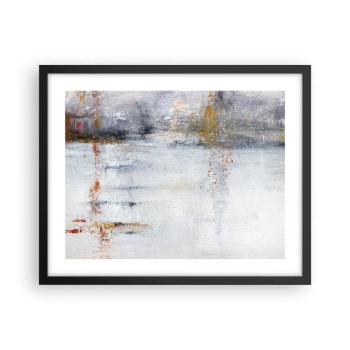 Poster in black frame - Behind a Curtain of Air - 50x40 cm