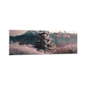 Glass picture - Land of Cherry Blossoms - 160x50 cm