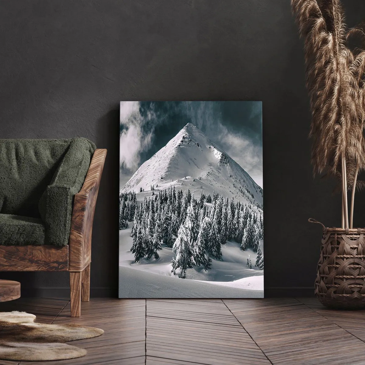 Canvas picture - Land of Snow and Ice - 45x80 cm