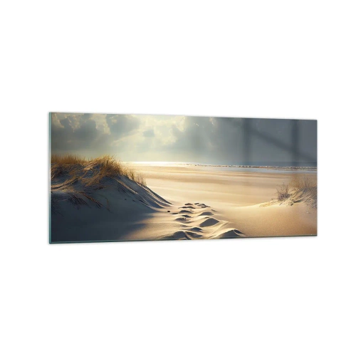 Glass picture - Calming Landscape - 120x50 cm