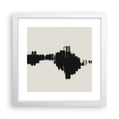 Poster in white frmae - Vibrations of Imagination - 30x30 cm