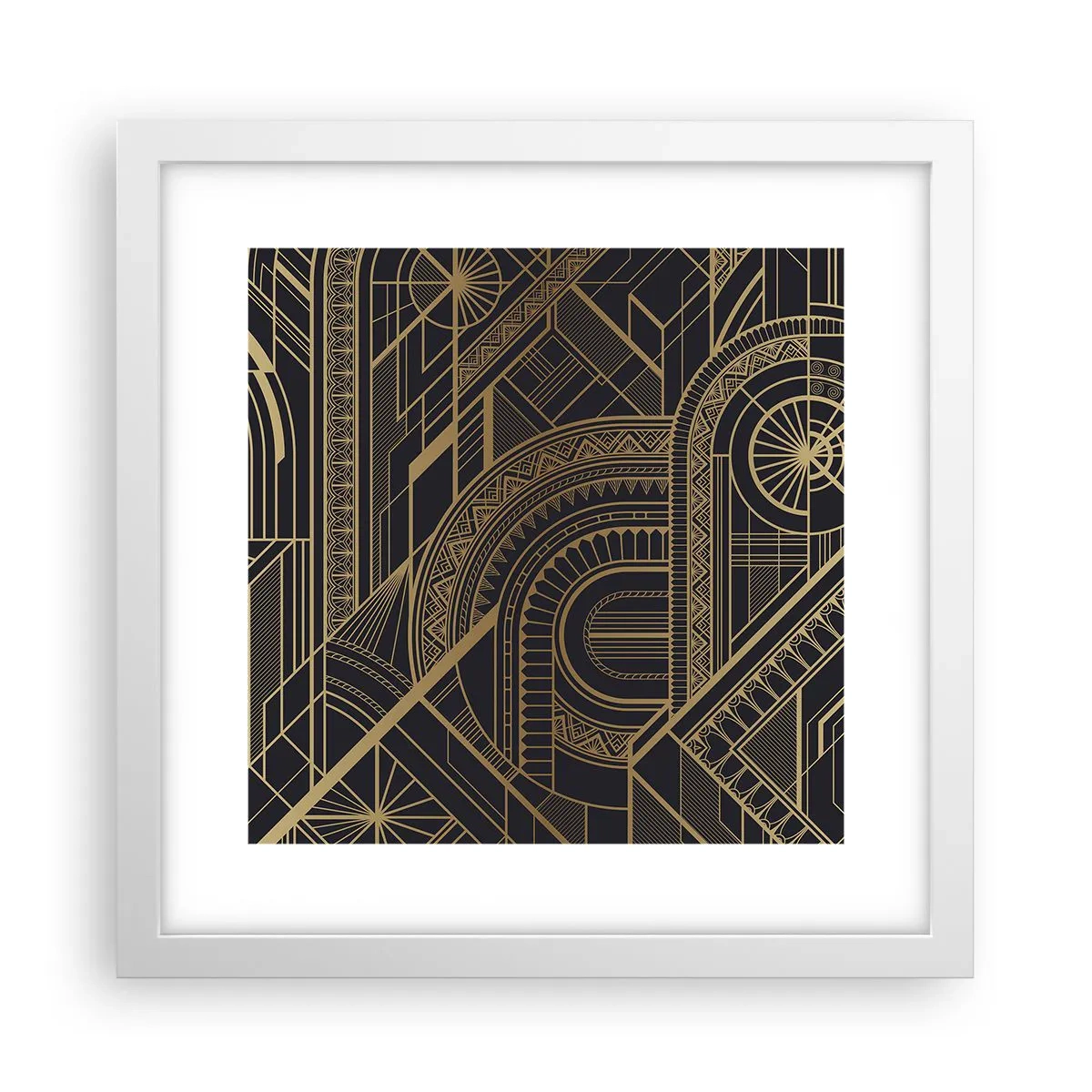 Poster in white frmae - Concepts, Ideas, Plans - 30x30 cm